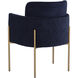 Richie Antique Brass / Danny Navy Dining Armchair